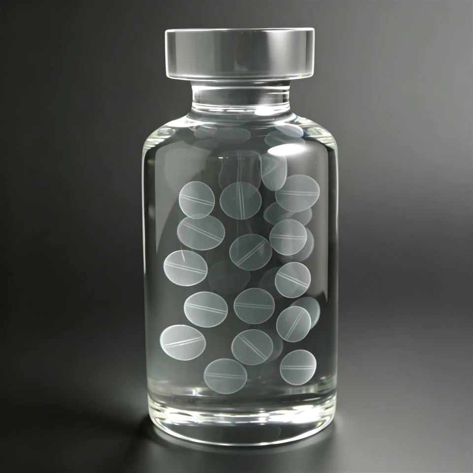 3D Pill Bottle Crystal Trophy suppliers
