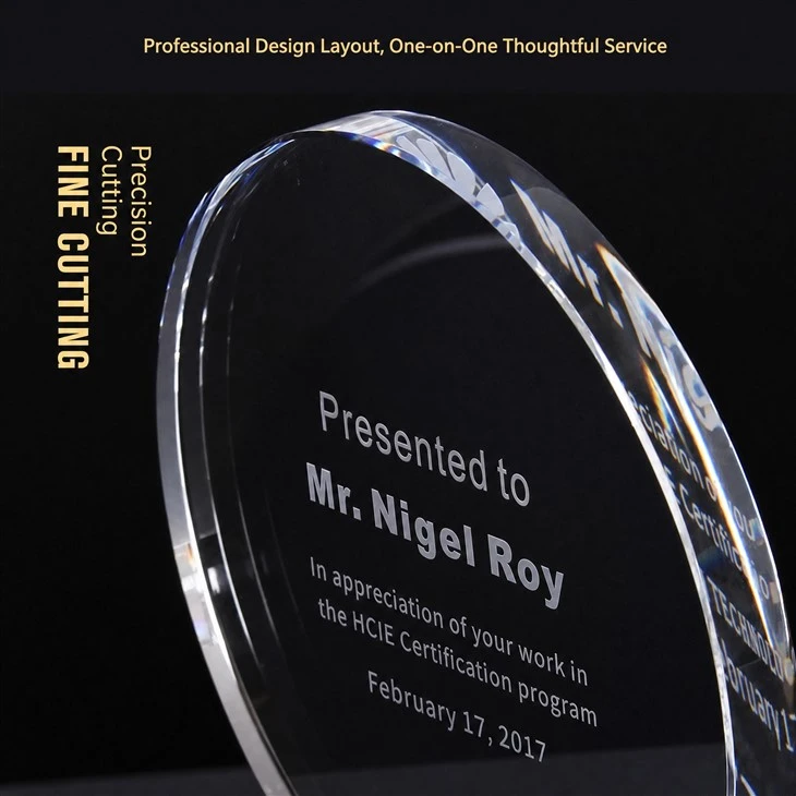 Clear Round Crystal Achievement Award
